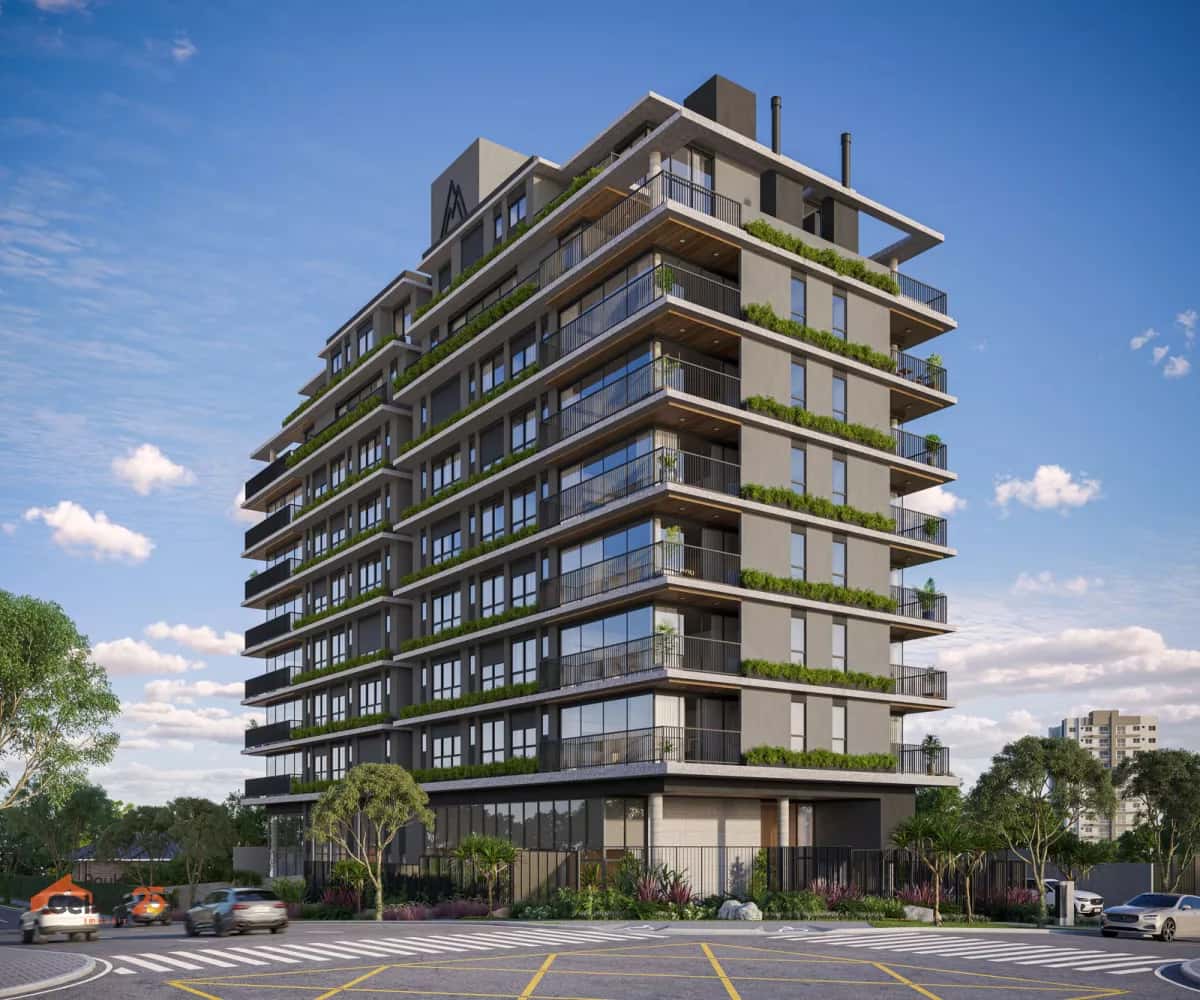 Apartamento de alto padrão no Juvevê com 3 suítes e 2 vagas — foto principal