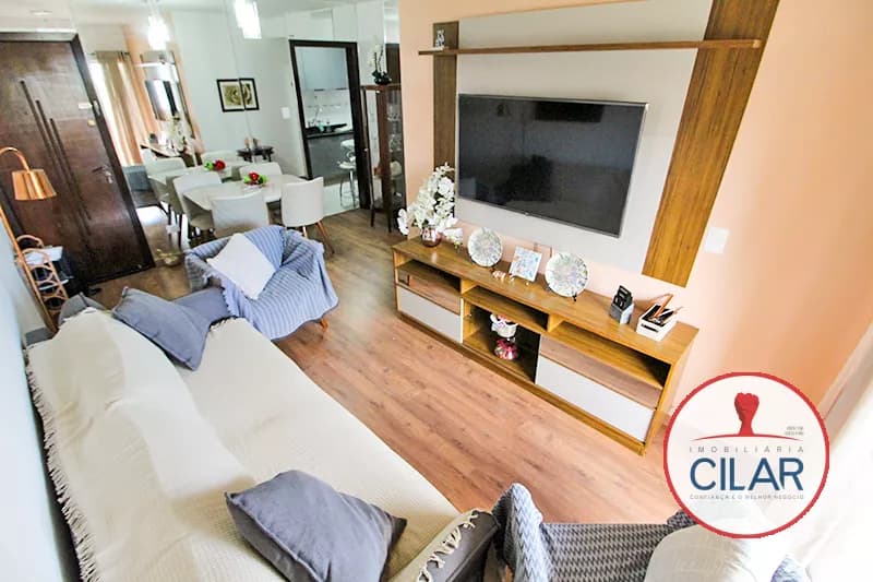 Imobiliária Cilar Vende Apartamento 3 Quartos com 110,95m² na Água Verde Ref. 100801.001-CILAR