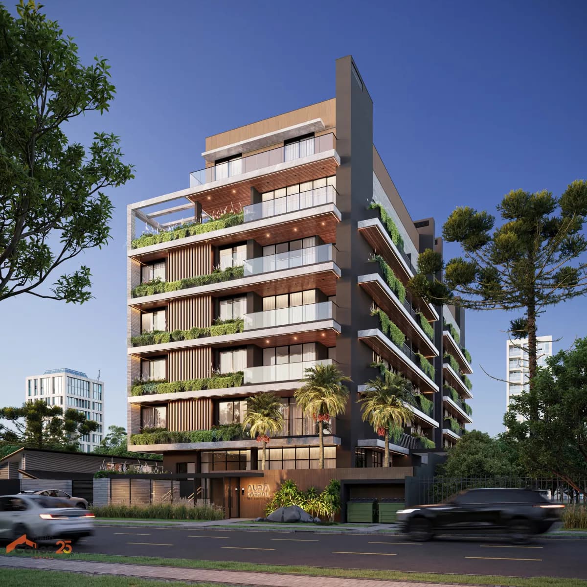 Aura Cabral Apartamento à venda com 134 m² no Cabral