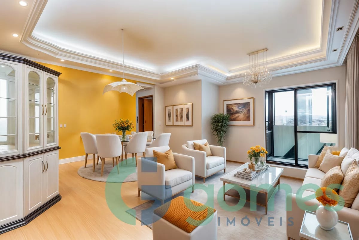Apartamento com 3 dormitórios à venda com 134,57m² no Edifício Piazza Livorno Cristo Rei