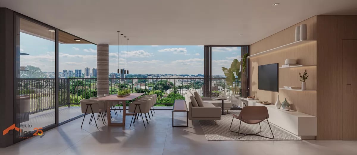 Apartamento de alto padrão no Juvevê com 3 suítes e 2 vagas