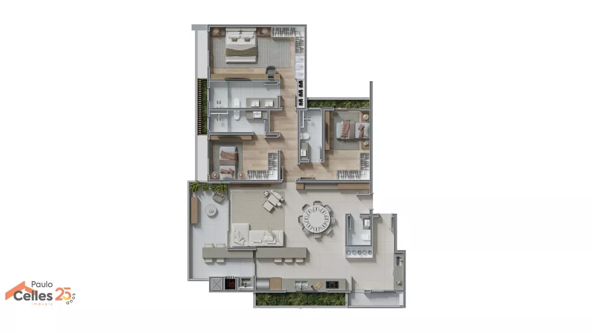 Aura Cabral Apartamento à venda com 149 m² e 2 suítes