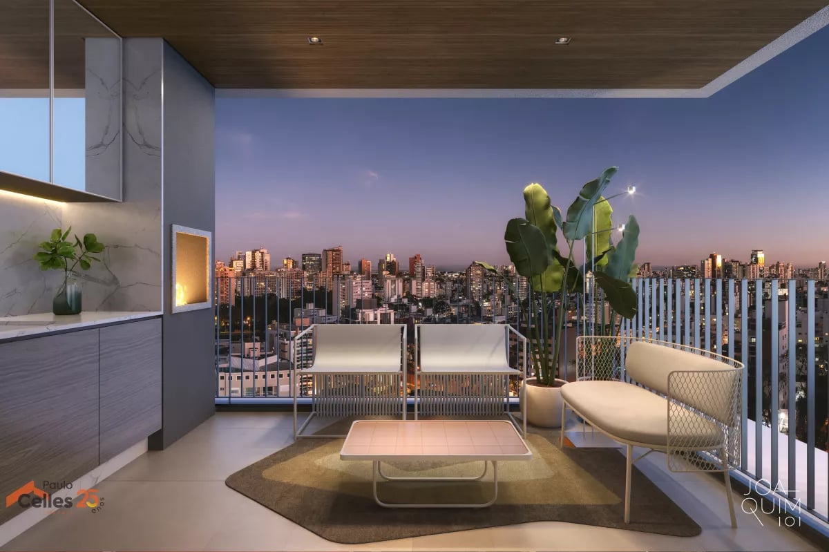 Joaquim 101 Apartamento à venda no Bigorrilho com 91 m² e 2 suítes