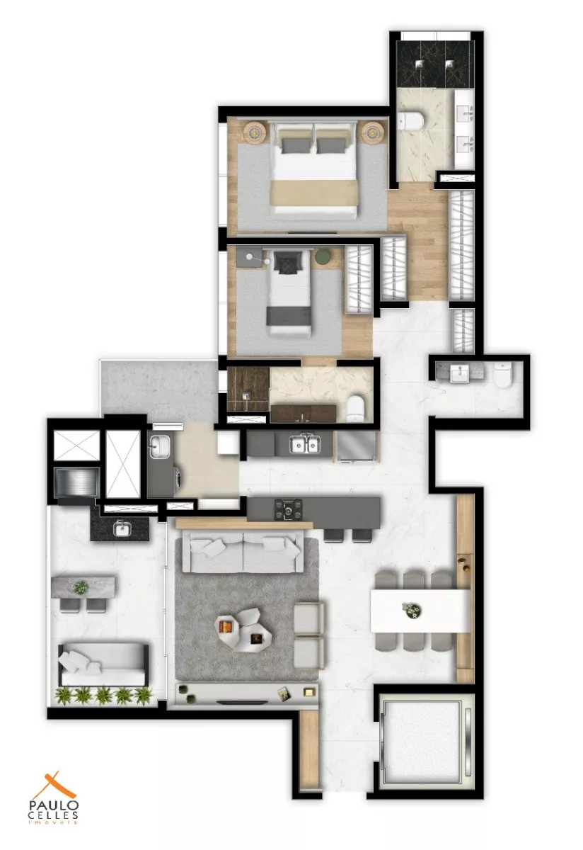 Apartamento a Venda 2 Quartos Casa Milano Curitiba