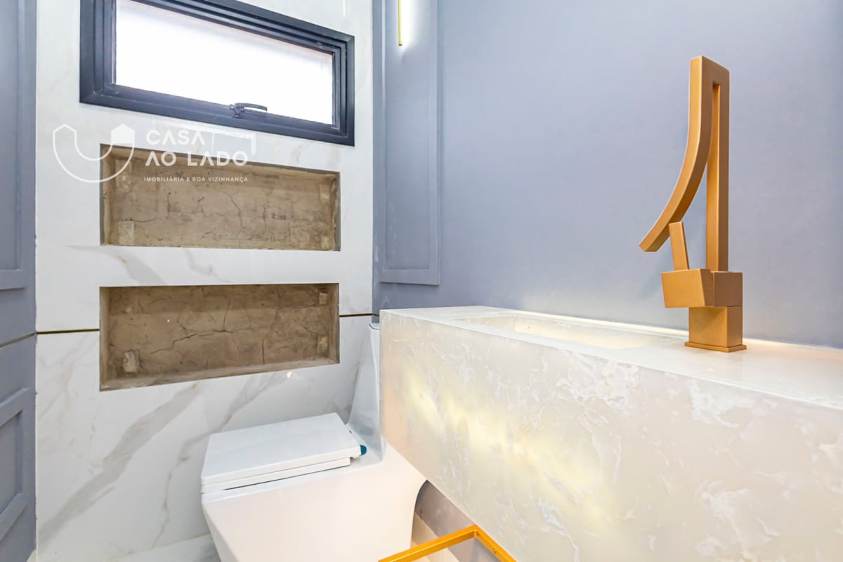 Casa nova com 4 vagas, hidromassagem, espaço gourmet, suíte com closet e home office no Umbará, Curitiba