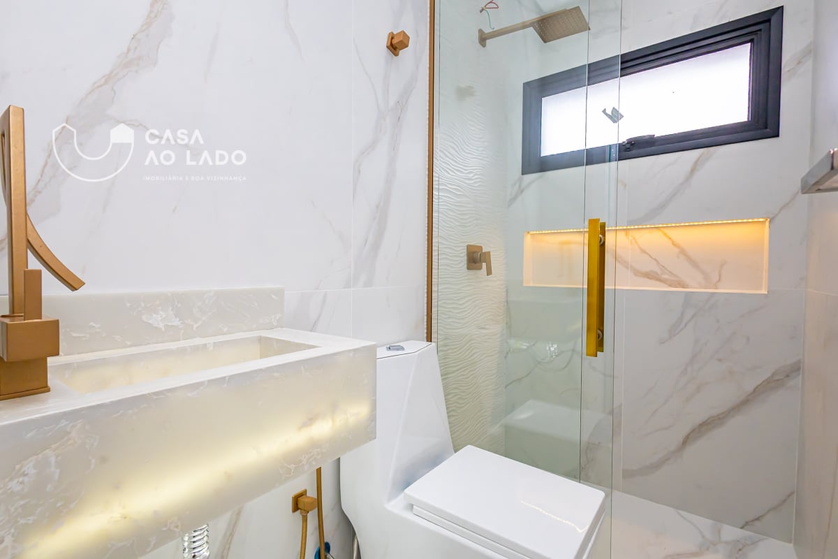 Casa nova com 4 vagas, hidromassagem, espaço gourmet, suíte com closet e home office no Umbará, Curitiba