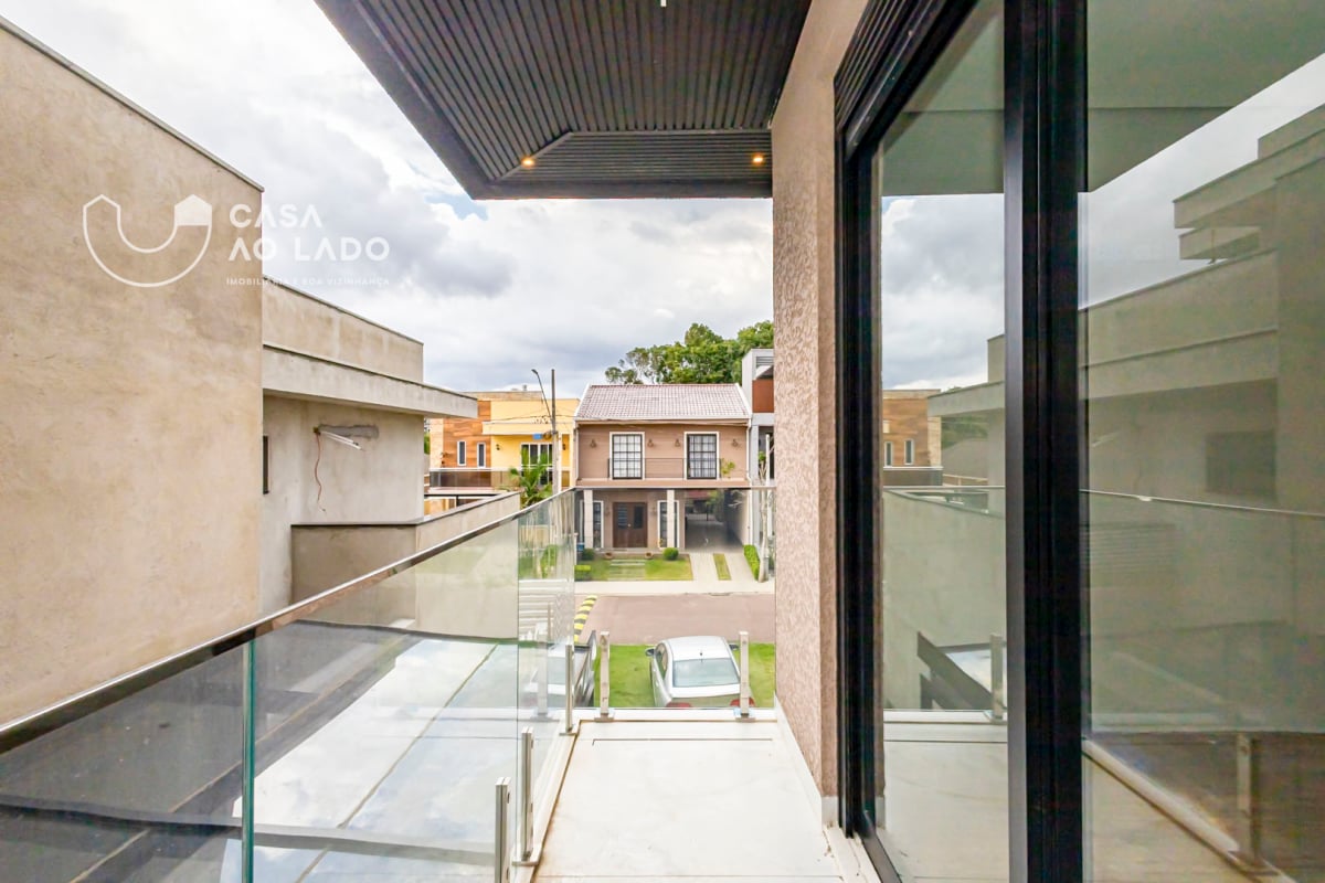 Casa nova com 4 vagas, hidromassagem, espaço gourmet, suíte com closet e home office no Umbará, Curitiba