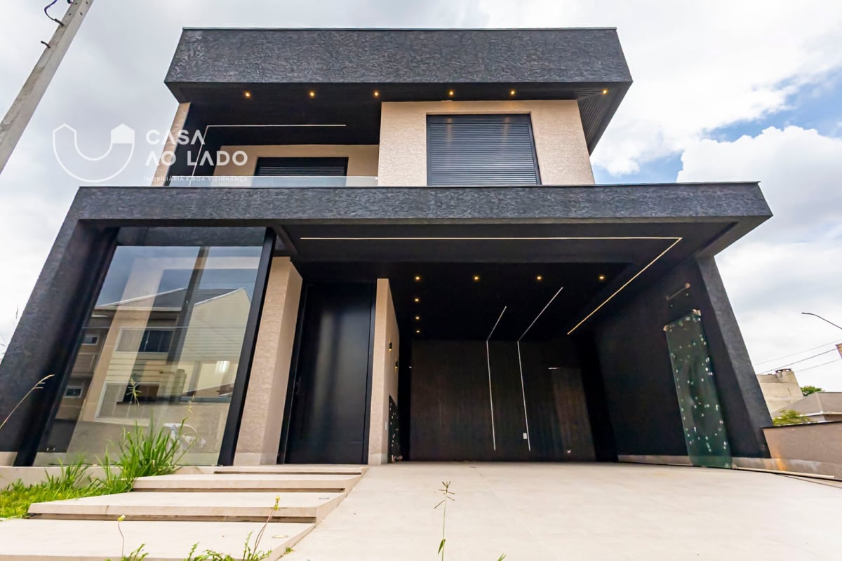 Casa nova com 4 vagas, hidromassagem, espaço gourmet, suíte com closet e home office no Umbará, Curitiba