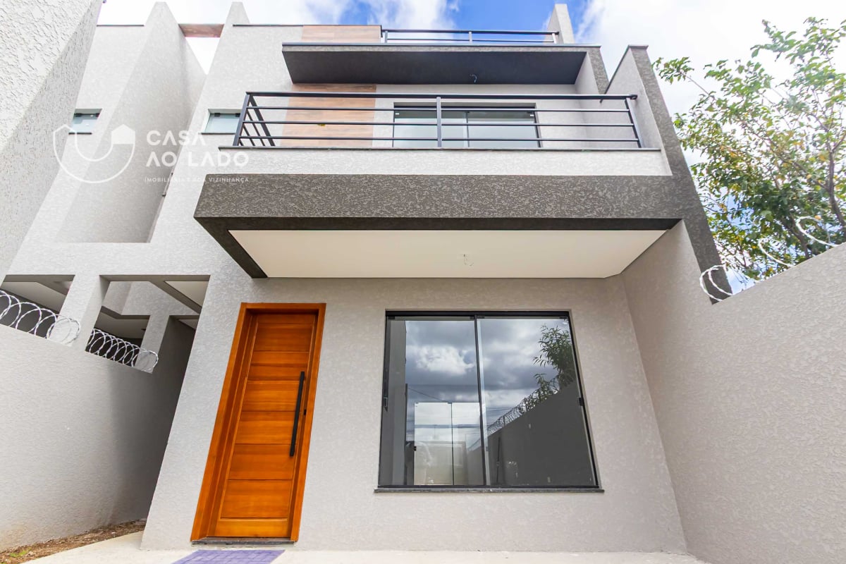 Sobrado 132m² com 3 quartos no Pinheirinho - Curitiba/PR
