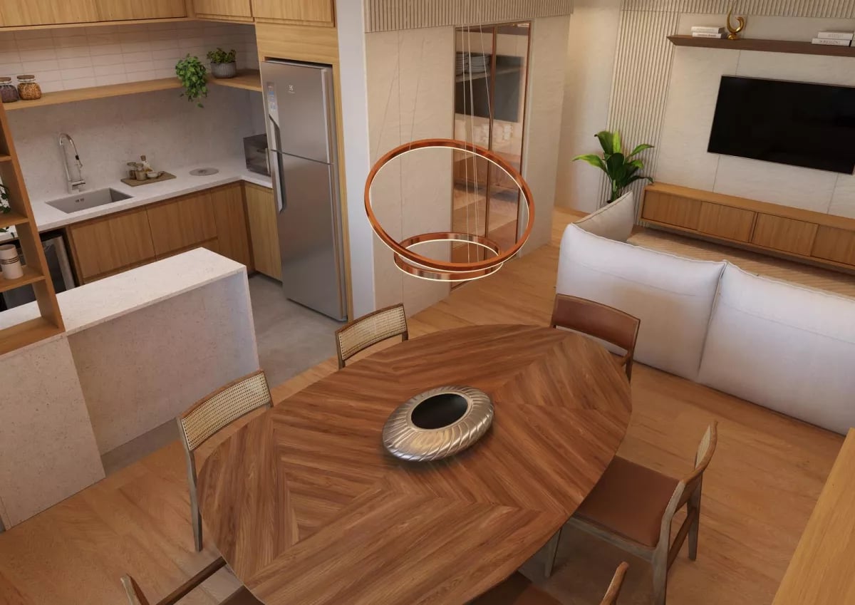 Apartamento 3 suítes e 2 vagas de garagem no bairro Juvevê