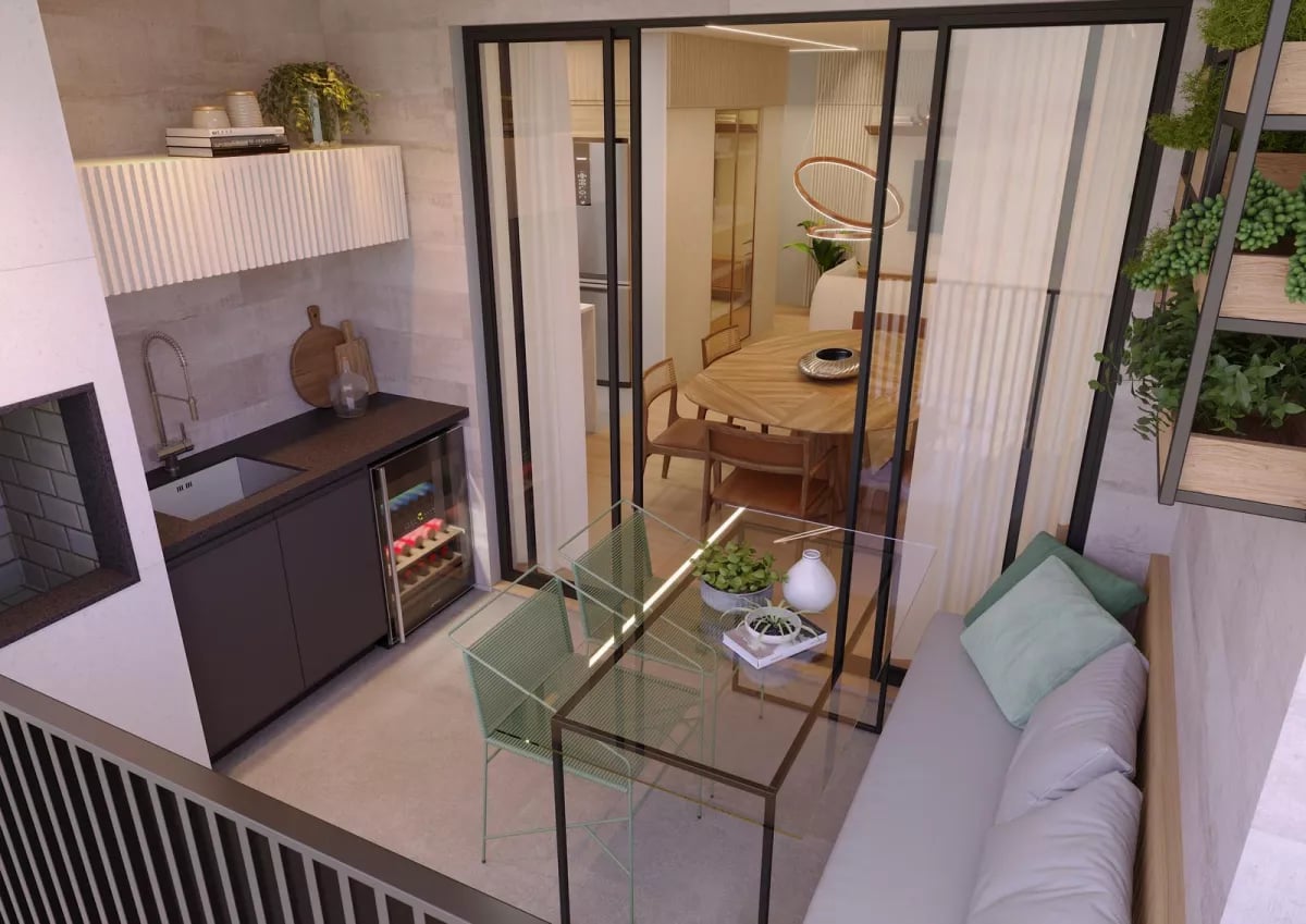Apartamento 3 suítes e 2 vagas de garagem no bairro Juvevê