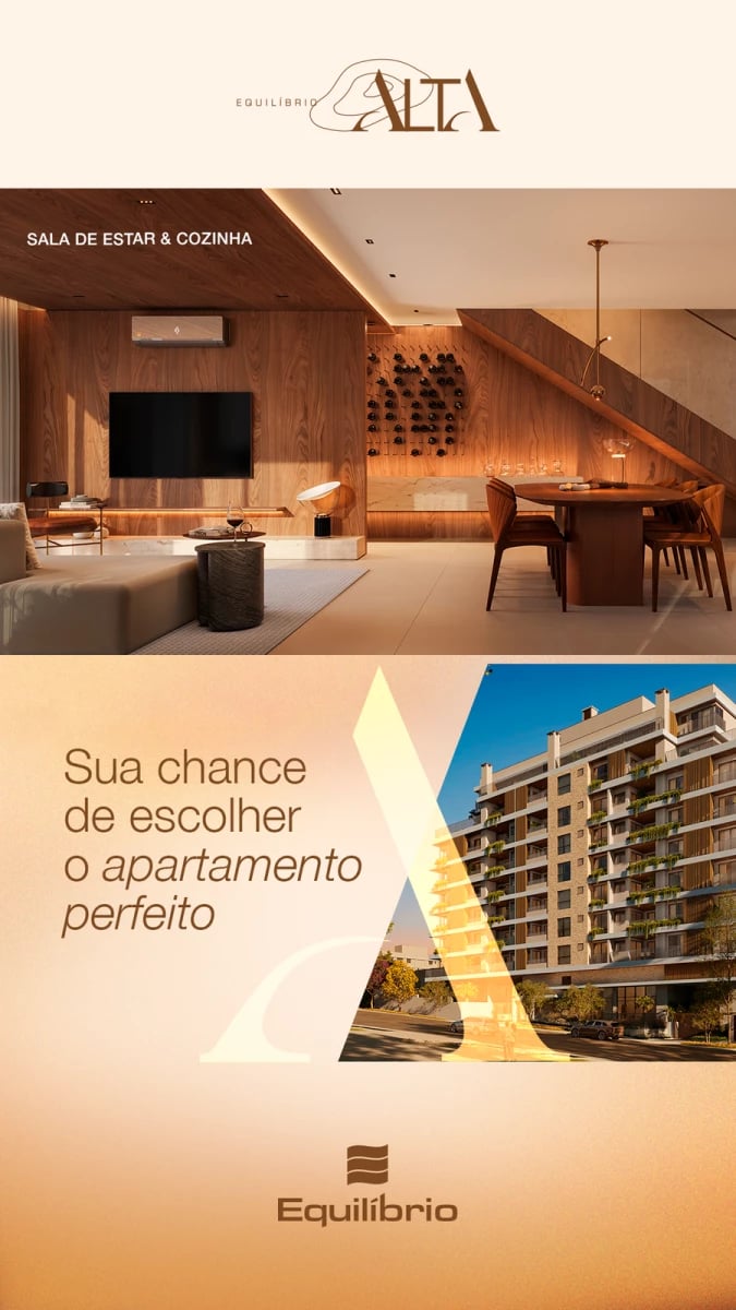 Alta Equilíbrio. Apartamentos com 2 e 3 quartos.
